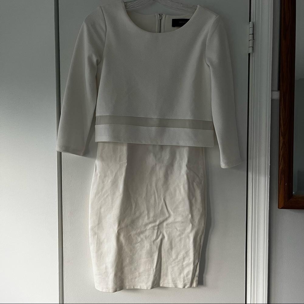 Reserved White Mini Dress (S)